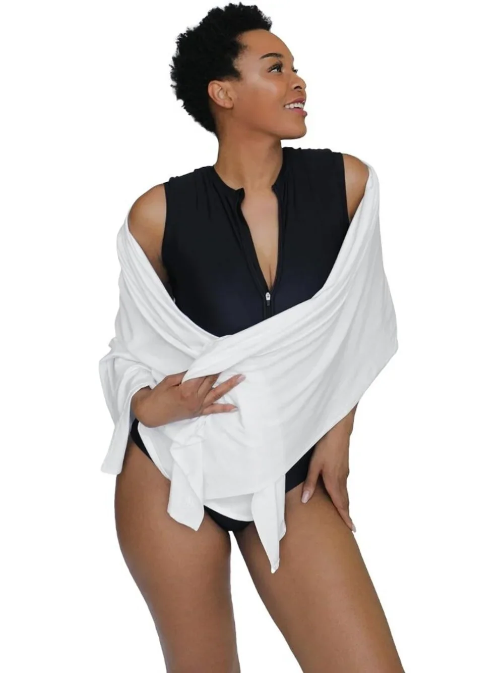 Stylish Beach Shawl - UPF 50+ Sun Protection, Lightweight Cover-Up for Summer